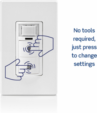 Decora Humidity Sensor & Fan Control with Light Switch, 1/4 HP