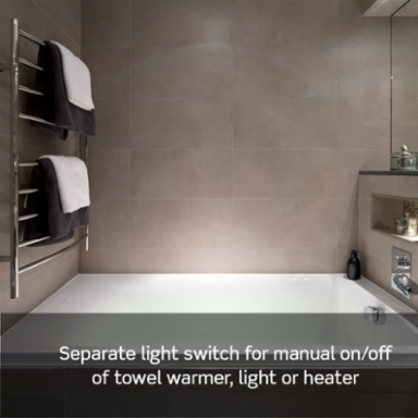 Decora Humidity Sensor & Fan Control with Light Switch, 1/4 HP