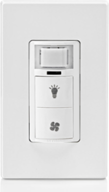 Decora Humidity Sensor & Fan Control with Light Switch, 1/4 HP