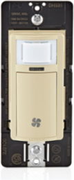 Decora In-Wall Humidity Sensor and Fan Control Switch, 1/4 HP, Residential Grade, Single Pole