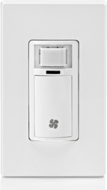 Decora Humidity Sensor & Fan Control Switch, 1/4 HP, 600W Incandescent, 300W LED/CFL