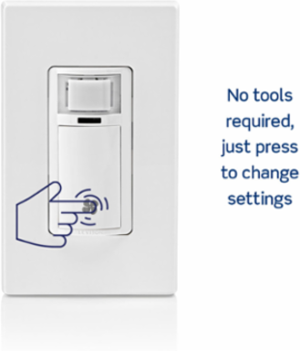 Decora Humidity Sensor & Fan Control Switch, 1/4 HP, 600W Incandescent, 300W LED/CFL