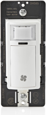 Decora Humidity Sensor & Fan Control Switch, 1/4 HP, 600W Incandescent, 300W LED/CFL