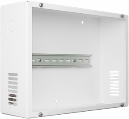DIN Rail Rack Mount Enclosure 14 Inch x 10 Inch with 1 Rail