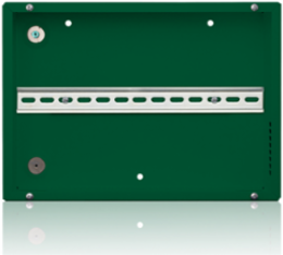 DIN Rail Rack Mount Enclosure 14 Inch x 10 Inch with 1 Rail
