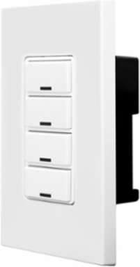 Lumina RF Keypad Room Controller, 4 Button, Bluetooth, 120-277VAC