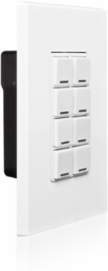 Lumina RF Keypad Room Controller, 8 Button, 120-277VAC Power