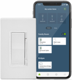 Decora Smart No-Neutral Dimmer Switch 300W LED/CFL, 600W Incand/Halogen