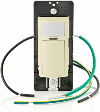 Decora Motion Sensor Light Switch, 180° Coverage, 2A, Ivory