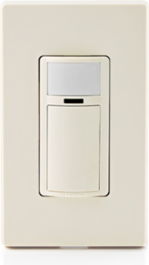 Decora Motion Sensor Light Switch, 2A, 180° Coverage, Light Almond