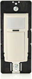 Decora Motion Sensor Light Switch, 2A, 180° Coverage, Light Almond