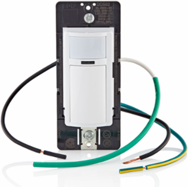 Decora Motion Sensor Light Switch, 180° Coverage, 2A, Auto-On/Manual-On