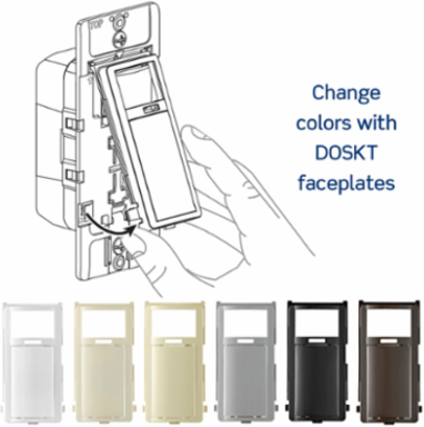 Decora Motion Sensor Light Switch, 180° Coverage, 2A, Auto-On/Manual-On