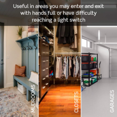 Decora Motion Sensor Light Switch, 300W LED/CFL, 600W Incandescent, 900 Sq. Ft. Coverage