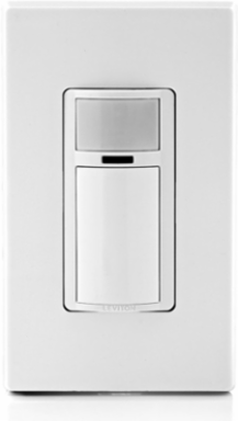 Decora Occupancy Motion Sensor Light Switch, 15A, 180° Coverage, Auto-On/Manual-On