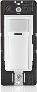 Decora Occupancy Motion Sensor Light Switch, 15A, 180° Coverage, Auto-On/Manual-On