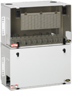 12RU LightSpace Enclosure, Accepts 12 Adapter Plates & 12 Splice Trays