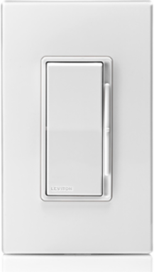 Decora Slide Fan Speed Control Switch, 1.5A, 120VAC, 3-Speed, Single Pole/3-Way