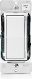 Decora Slide Fan Speed Control Switch, 1.5A, 120VAC, 3-Speed, Single Pole/3-Way