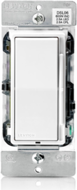 Decora Slide Dimmer Switch 600W Incandescent, 300W LED, Single-Pole & 3-Way