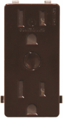 Decora Smart Outlet Color Change Kit - Brown, Compatible with DW15R & ZW15R Outlets
