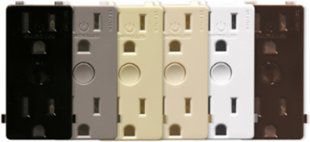 Decora Smart Outlet Color Change Kit - Gray, For DW15R and ZW15R Outlets