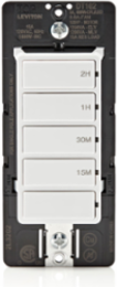 Decora 2-Hour Countdown Timer Switch, 15A, ½ HP, In-Wall, White