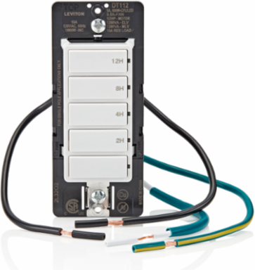 Decora 12-Hour Countdown Timer Switch, 15A, ½ HP, In-Wall Installation