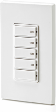 Decora Countdown Timer Switch, 30-Minute, 15A, ½ HP, In-Wall