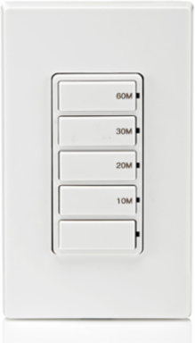 Decora 60-Minute Countdown Timer Switch, 15A, ½ HP, Single Pole