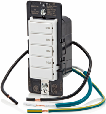 Decora 60-Minute Countdown Timer Switch, 15A, ½ HP, Single Pole