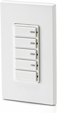 Decora 60-Minute Countdown Timer Switch, 15A, ½ HP, Single Pole