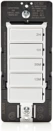 Decora In-Wall Countdown Timer Switch, 20A, 1 HP, 2-Hour Timer