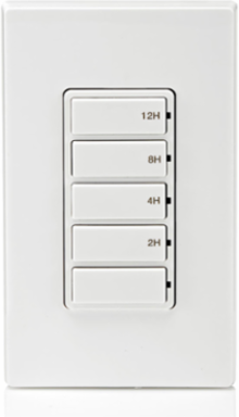 Decora 12-Hour Countdown Timer Switch, 20A, 1 HP, In-Wall Design