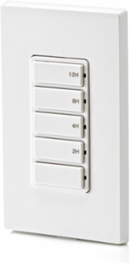 Decora 12-Hour Countdown Timer Switch, 20A, 1 HP, In-Wall Design