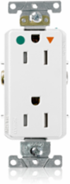 15 Amp Hospital Grade Tamper-Resistant Duplex Receptacle, Isolated Ground, 125 Volt