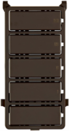 Decora Countdown Timer Switch Faceplate - Brown, Compatible with Multiple Models