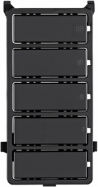 Decora Countdown Timer Switch Faceplate - Black, Compatible with Multiple Models