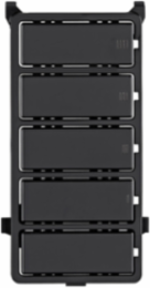 Decora Countdown Timer Switch Faceplate - Black, Compatible with Multiple Models