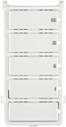 Decora Countdown Timer Switch Faceplate - White, Easy Color Change for Timers