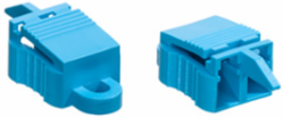 Blue Dust Cap for Secure Keyed LC Patch Cords, 10-Pack Port Protection Plug