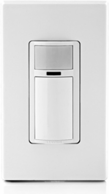 Decora Vacancy Motion Sensor Light Switch, 180° Field-of-View, 2A, White