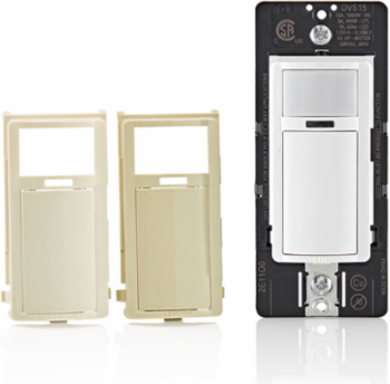 Decora Vacancy Motion Sensor Light Switch, 15A, 900 Sq. Ft Coverage, Manual-On