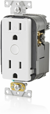 Decora Smart Wi-Fi Tamper-Resistant Outlet, 15A Load Rating, 120VAC