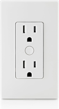 Decora Smart Wi-Fi Tamper-Resistant Outlet, 15A Load Rating, 120VAC