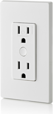Decora Smart Wi-Fi Tamper-Resistant Outlet, 15A Load Rating, 120VAC