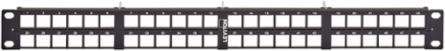 e2XHD 1RU High-Density Universal Flat Panel, 48 Ports, Cassette-Based
