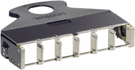 6-Port Copper Cassette, Empty for Quick Installation and Connector Compatibility