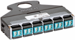 e2XHD QUICKPORTTM Fiber Cassette, OM3/4, LC Shuttered, 12 Fibers