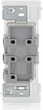 Decora Lever Edge 15 Amp / 20 Amp Tamper-Resistant Duplex Outlet, White